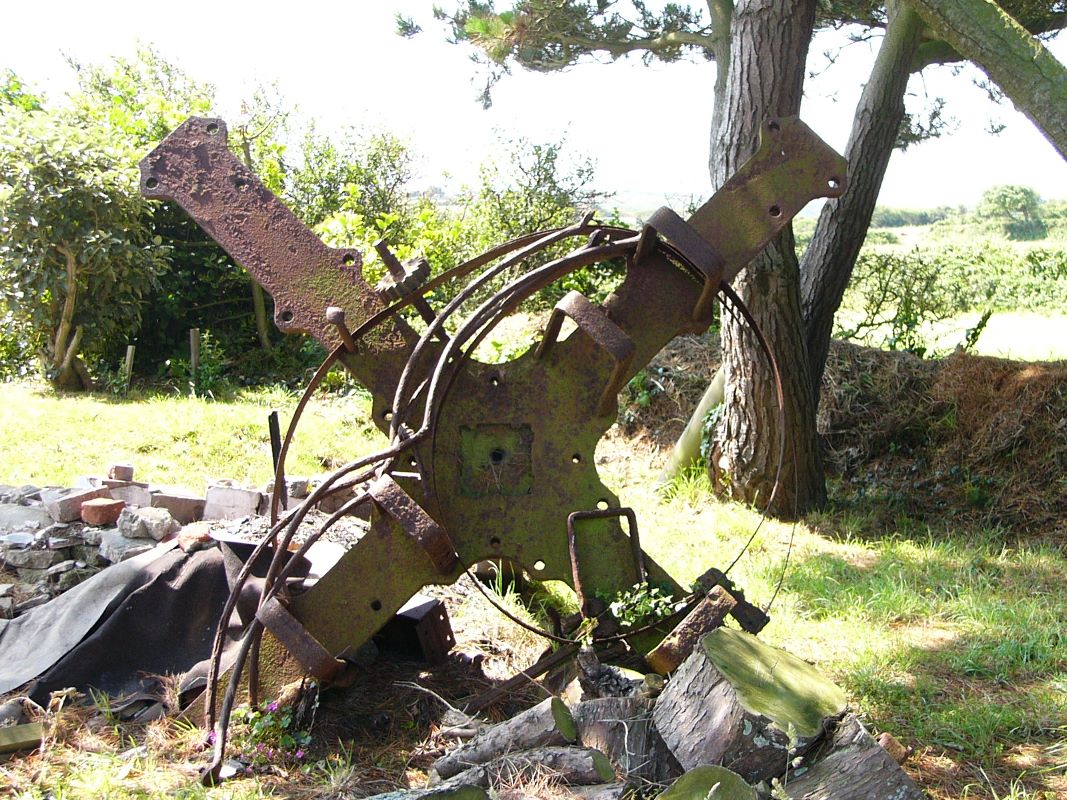 Armkreuz einer Turmwindmühle auf Jersey